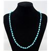 Image 1 : TURQUOISE NECKLACE WITH 14K SAFETY CLASP,
