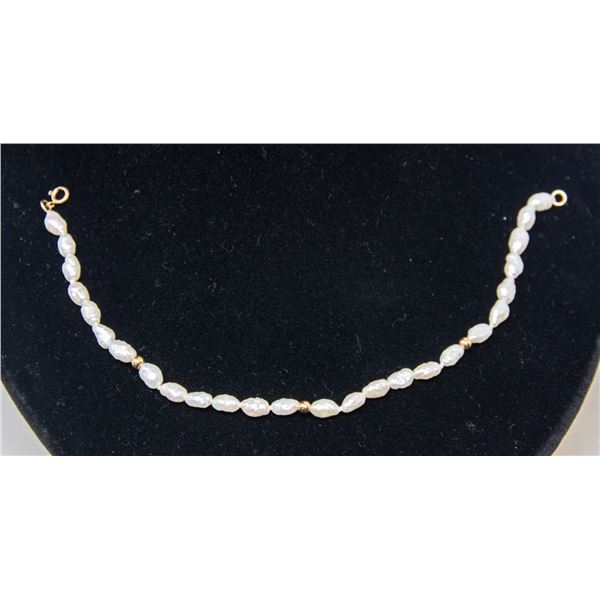 FRESHWATER PEARL MULTI-STRAND BRACELET WITH