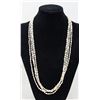 Image 1 : FRESHWATER PEARL MULTI-STRAND NECKLACE WITH