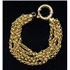 Image 1 : 14K GOLD MULTI-CHAIN BRACELET, APPROX. 8"