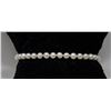 Image 1 : PEARL BRACELET WITH 14K GOLD CLASP, APPROX. 7 IN.