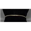 Image 1 : 10K GOLD FLAT CURB CHAIN BRACELET, APPROX. 7.5"