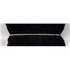 Image 1 : ITALIAN SILVER FLAT LINK CHAIN BRACELET, 6.5"