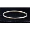 Image 1 : ITALIAN SILVER SIMPLE BANGLE WITH CLASP,