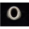 Image 1 : SILVER RING, OPEN OVAL, APPROX. SIZE 6