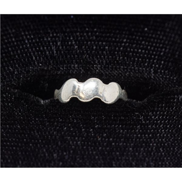 STERLING SILVER BABY RING, SIZE 1.5