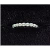 Image 1 : SILVER RING, SMALL BALL PATTERN, APPROX. SIZE 6