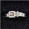 Image 1 : SILVER BUCKLE RING, ADJUSTABLE SIZE