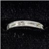 Image 1 : SILVER RING WITH DIAMOND CUT PATTERN, APPROX.