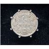 Image 1 : SILVER RING, 1904 GERMAN HALF-MARK COIN,