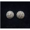 Image 1 : SILVER EARRINGS WITH CLEAR STONES