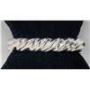 Image 1 : SILVER ROPE PATTERN BANGLE, 6.5"WITH CLASP