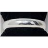 Image 1 : SILVER BANGLE 0.5" WIDE, 8" WITH CLASP
