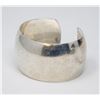 Image 1 : STERLING SILVER BANGLE, 1.5"WIDE, 8"