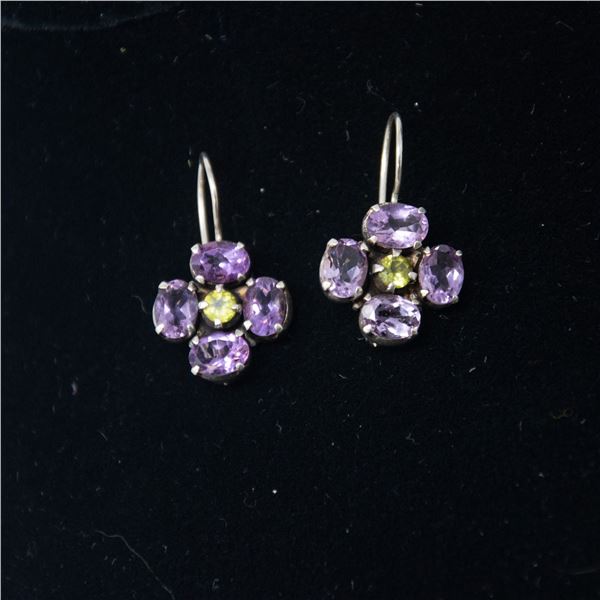 SILVER EARRINGS, SHEPHERD HOOK STYLE,