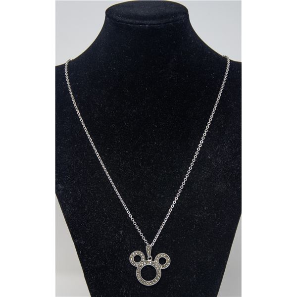 STERLING SILVER MICKEY MOUSE PENDANT