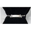Image 1 : STERLING SILVER ID BRACELET 6.75"