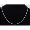 Image 1 : SILVER THIN LINK NECKLACE, 17.5"