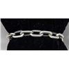 Image 1 : SILVER HEAVY LINK BRACELET, 7"