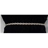Image 1 : STERLING SILVER ROPE BRACELET, 7.25"