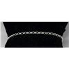 Image 1 : SILVER ROUND LINK BRACELET 7"