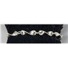 Image 1 : SILVER SPIRAL LINK BRACELET, 7.5"