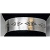 Image 1 : SILVER BAND BRACELET 7.5", 1" WIDE, BOX CLASP