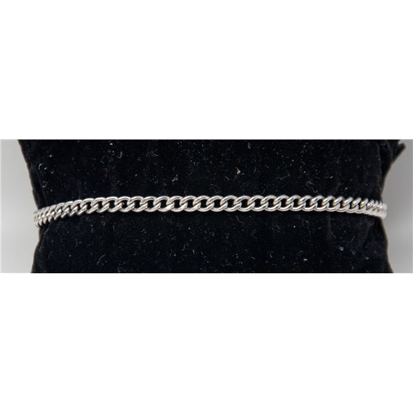 STERLING SILVER BRACELET, 7"
