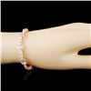 Image 3 : 14K Gold 6.95ct Morganite & 1.25ctw Diamond Bracel