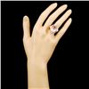 Image 4 : 14K Gold 15.10ct Morganite & 2.18ctw Diamond Ring