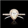 Image 1 : 14K Gold 0.76ctw Diamond Ring