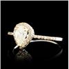 Image 2 : 14K Gold 0.76ctw Diamond Ring