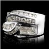 Image 2 : 18K White Gold 2.18ctw Diamond Ring