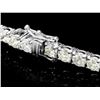 Image 2 : ^18k White Gold 12.00ct Diamond Tennis Bracelet