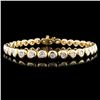 Image 1 : 18K Gold 2.67ctw Diamond Bracelet