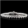 Image 1 : 14K White Gold 0.50ctw Diamond Bracelet