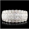 14K White Gold 1.05ctw Diamond Ring