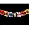 Image 2 : `14k Gold 40.00ct Sapphire & 1.00ct Diamond Neckla