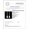 Image 3 : 14K Gold 0.86ctw Diamond Earrings