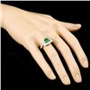 Image 3 : 18K Gold 1.93ct Tsavorite & 0.95ctw Diamond Ring