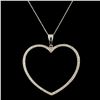 Image 1 : 14K Gold 1.00ctw Diamond Pendant