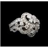 Image 1 : 2.77 ctw Diamond Ring - 14KT White Gold