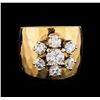 Image 2 : 14KT Yellow Gold 1.55 ctw Diamond Ring