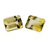 Image 1 : 27.63 ctw.Natural Emerald Cut Citrine Quartz Parcel of Two