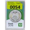 Image 1 : 1 Oz. TD Bank .9999 Silver Diwali Motif Round