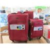 Image 1 : New Ricardo Red 3 Piece Light Weight Luggage Set