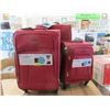 Image 1 : New Ricardo Red 3 Piece Light Weight Luggage Set