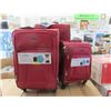 Image 1 : New Ricardo Red 3 Piece Light Weight Luggage Set