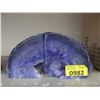 Image 1 : Purple Brazilian Crystal Agate Bookend Set