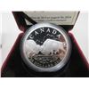 Image 2 : 2014 .9999 Fine Silver Canadian $20 Bison Coin